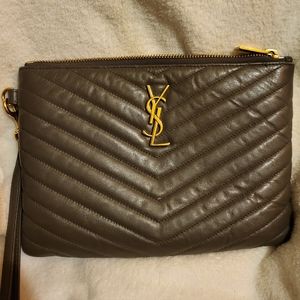 YSL MATELASSÉ POUCH